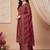 Women Ethnic Motifs Printed Regular  Cotton Kurta with Trousers & With Dupatta