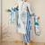 Women Floral Printed Cotton A-Line Kurta with Trousers & Dupatta