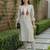 Women Printed Regular Beads and Stones  Cotton Kurta with Trousers