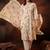 Women Floral Printed Pleated Thread Work  Cotton Kurta with Trousers & With Dupatta