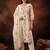 Women Floral Printed Pleated Thread Work  Cotton Kurta with Trousers & With Dupatta