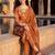 Women Floral Printed Regular Thread Work Kurta with Trousers & With Dupatta