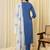 Women Floral Embroidered Regular Thread Work Kurta with Trousers & With Dupatta