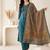 Women Ethnic Motifs Embroidered Regular Thread Work Pure Cotton Kurta with Trousers & With Dupatta