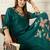 Floral Printed Thread Work  Cotton Kurta With Palazzos