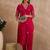 Women Ethnic Motifs Embroidered Cotton Kurta with Trousers