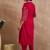 Women Ethnic Motifs Embroidered Cotton Kurta with Trousers