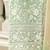 Floral Embroidered Sequinned Straight Organza Kurta With Trousers And Dupatta