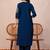 Women Ethnic Motifs Printed Regular Sequinned  Cotton Kurta with Trousers & With Dupatta