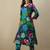 Women Floral Printed Regular  Cotton Kurta with Trousers