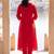 Women Embroidered Empire Thread Work Kurta with Trousers & With Dupatta