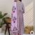 Women Floral Printed Empire  Cotton Kurta with Trousers & Dupatta