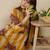 Women Tribal Striped Regular  Cotton Kurtas & Trousers With Dupatta