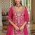 Women Ethnic Motifs Embroidered Regular Kurta with Sharara & With Dupatta