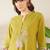 Women Floral Embroidered Regular Thread Work  Cotton Kurta with Trousers