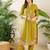 Women Floral Embroidered Regular Thread Work  Cotton Kurta with Trousers