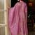 Women Floral Embroidered Empire Mirror Work Kurta with Trousers & With Dupatta