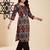 Women Printed Regular  Cotton Kurta with Trousers