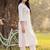 Women Floral Embroidered Regular Thread Work Pure Cotton Kurta with Trousers