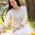 Women Floral Embroidered Regular Thread Work Pure Cotton Kurta with Trousers