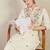 Women Floral Embroidered Regular Thread Work  Cotton Kurta with Trousers