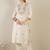 Women Floral Embroidered Regular Thread Work  Cotton Kurta with Trousers