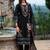 Floral Embroidered Tie-Up Neck Thread Work Straight Kurta With Trousers & Dupatta