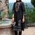 Floral Embroidered Tie-Up Neck Thread Work Straight Kurta With Trousers & Dupatta