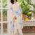 Women Floral Printed Regular Linen Kurta with Trousers & With Dupatta