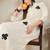 Floral Embroidered Mandarin Collar Thread Work  Cotton A-Line Kurta & Palazzo
