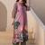 Striped A-Line Pure Cotton Kurta With Trousers