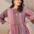 Striped A-Line Pure Cotton Kurta With Trousers