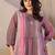 Striped A-Line Pure Cotton Kurta With Trousers
