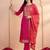 Women Ethnic Motifs Regular Kurta with Trousers & With Dupatta