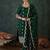 Ethnic Motifs Embroidered Round Neck Kurta With Trousers & Dupatta