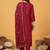 Women Ethnic Motifs Printed Regular Kurta with Trousers & With Dupatta