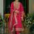 Women Ethnic Motifs Embroidered V-Neck A-Line Kurta with Trousers & Dupatta