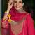Women Ethnic Motifs Embroidered V-Neck A-Line Kurta with Trousers & Dupatta