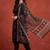 Women Ethnic Motifs Printed Regular Thread Work  Cotton Kurta with Trousers & With Dupatta