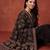 Women Ethnic Motifs Printed Regular Thread Work  Cotton Kurta with Trousers & With Dupatta