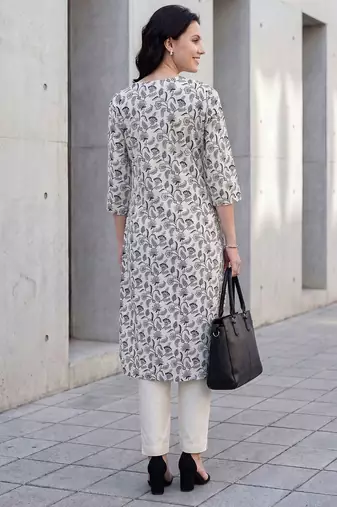 Women Ethnic Motifs Printed Regular  Cotton Kurta with Trousers & With Dupatta