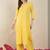 Striped  Cotton Straight Kurta With Palazzos
