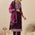 Ethnic Motifs Embroidered Thread Work Straight Kurta With Trousers & Dupatta