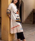 Women Printed Regular Kurta with Trousers