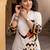 Women Printed Regular Kurta with Trousers