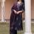 Women Ethnic Motifs Embroidered Panelled Thread Work  Cotton Kurta with Trousers & With Dupatta