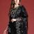 Floral Embroidered Thread Work Kurta With Trousers & Dupatta