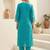 Women Floral Embroidered Regular Thread Work Kurta with Trousers & With Dupatta