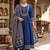 Women Ethnic Motifs Printed Pleated Thread Work  Cotton Kurta with Trousers & With Dupatta