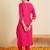 Women Ethnic Motifs Embroidered Regular Thread Work Kurta with Trousers